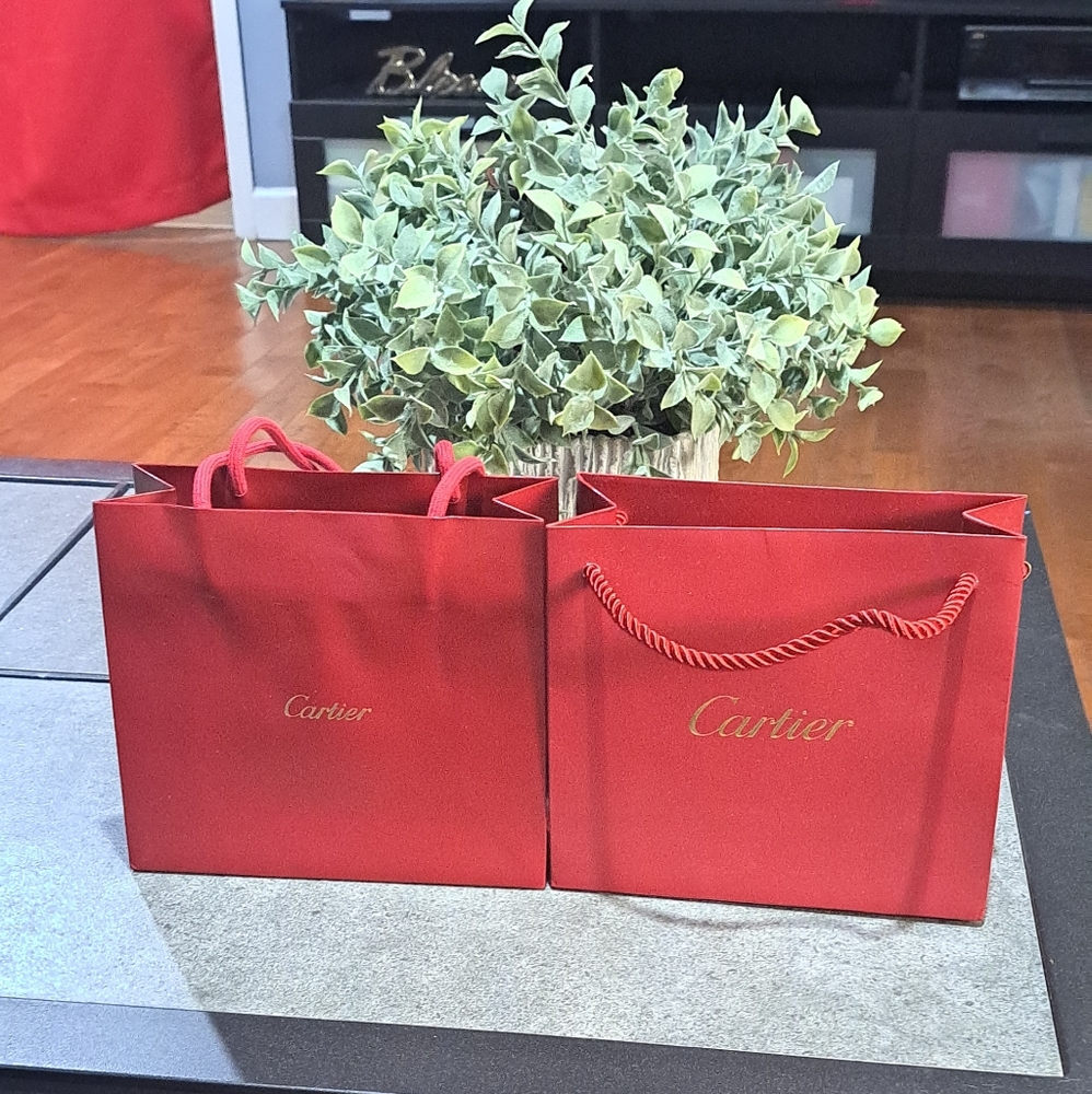 Cartier gift bags